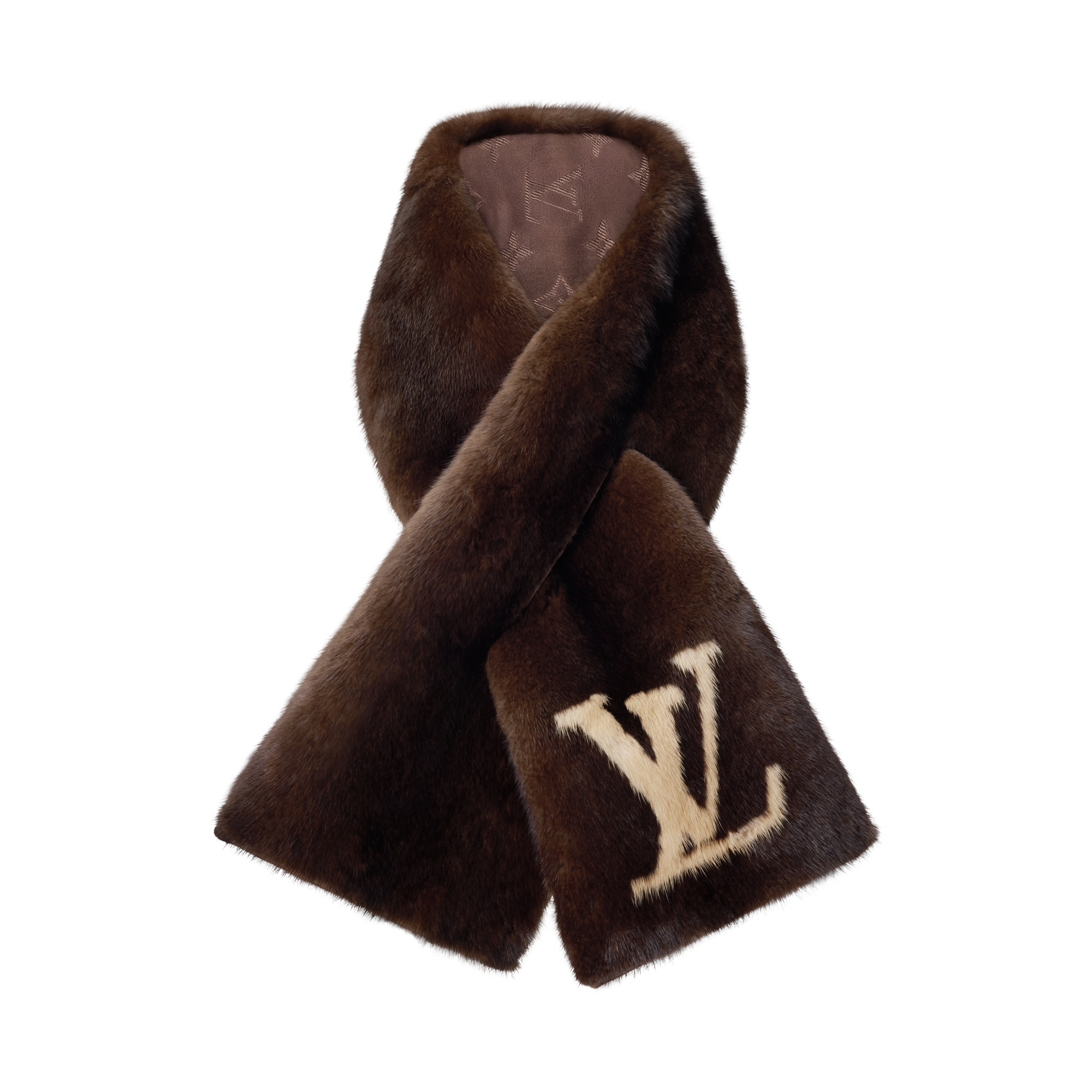 LV Initiales Fur Scarf S00 - Men - Accessories | LOUIS VUITTON ®